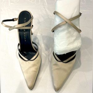 Richard Tyler Silver Suede Stiletto